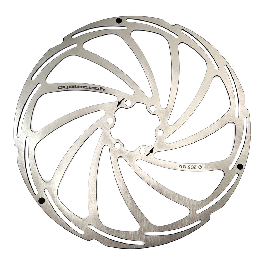 Cyclotech Endura 6-bolt Remschijf 140 mm